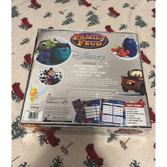 Family Feud Disney Edition Board Game Family Night Ages 6+ New 3 Or More Players - Picture 2 of 6